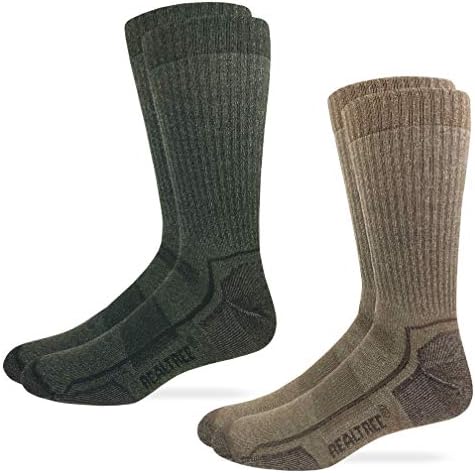Mens Mens 60% мерино волна целосна перница беспрекорна пети чорапи 2 пар пакет