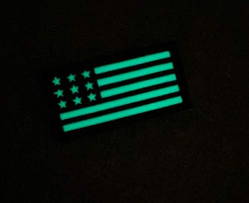 Мало напредно американско знаме морал лепенка 2x1 Којот кафеав сјај во темница