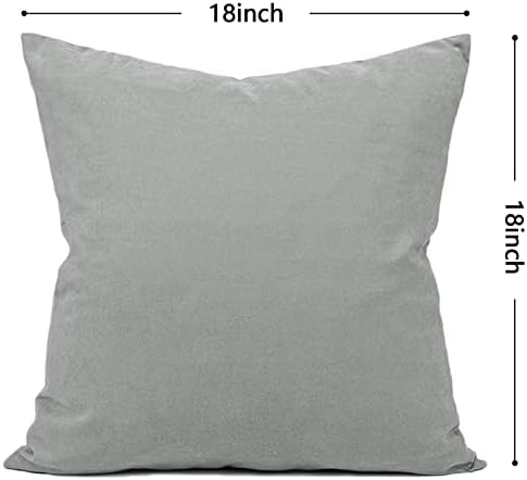 Нимфија фрли перници за капаци 18x18 сет од 4, неутрални украсни капаци на перници, меки цврсти квадратни случаи на перница за кауч троседот