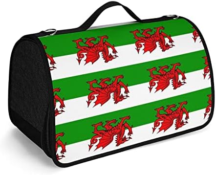 Велшко Знаме Носач За Миленичиња Кученце Мала Чанта За Носење Чанта за Патување На Отворено Шопинг За Пешачење