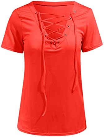 Meikosks Womensенски плус големина со кратка ракав за кратки ракави чисти бои обични врвови против блузи за завој на вратот