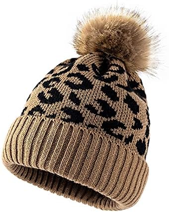Капчиња за бенеи гаозн за жени, возрасни чуваат боја 2021 неутрална топла зимска плетена волна капа на отворено бонбони бејзбол капачиња