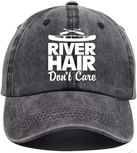 Косата на реката Оасвер не се грижи капа, кајак живот прилагодлива капа за бејзбол, измиен памук со двојки за активности на отворено