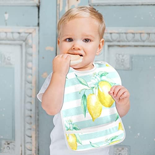 Мазеан Бебе Лигавчиња Лимони Лента Тропски Бебиња Хранење Лигавче, Прилагодливи Дете Храна Лигавчиња За Девојче Момче