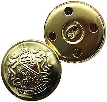 Копчиња за антички метални шиење од 10 парчиња 1 инч 25мм за палто блејзери костуми јакни, Q2048