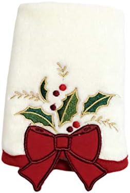 АМОСФУН Божиќни рачни крпи лак шема Божиќна бања за рачно лице за салата Божиќна забава за забава дома