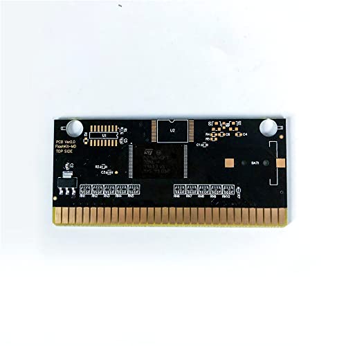 Aditi Ultracore - USA Label FlashKit MD Electroless Gold PCB картичка за Sega Genesis Megadrive Video Game Console