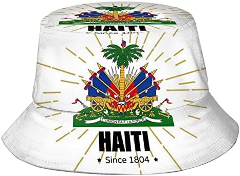 Мода Хаити Хаити знаме корпа капа летен пат за патување плажа Сонце капа Унисекс Хаити отворено капаче