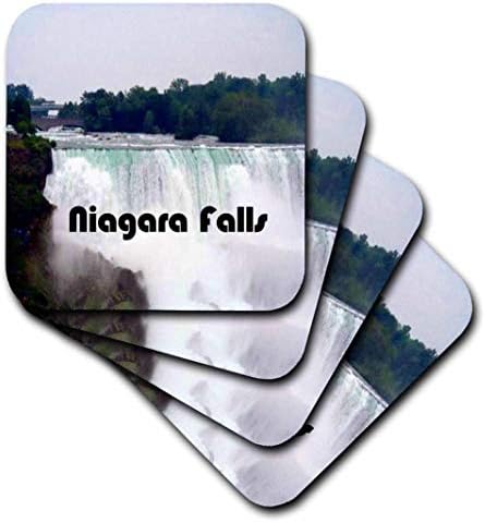 3дроза Нијагарините Водопади-А-Меки Подлоги, Сет од 4