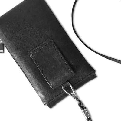 Сино розови вентилатори Јапонија дамки телефонски паричник чанта што виси мобилна торбичка со црн џеб