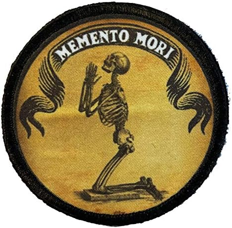 Мементо Мори молитвен морал лепенка - изработена во револуционерната војна во тактичката Патриотска револуционер