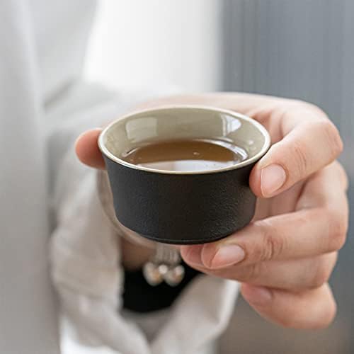Јапонски чај сет, кинески чај Гонгфу сет со чајник, чаши чај, чајни канистер, чај сад, чаша Гогндао, патувачка торба убава азиска