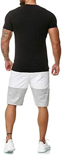 XXVR машко луксузно случајно копче надолу со кратки ракави, хавајски кошула одговара мажи летни тренерки 2 парчиња облека кратки ракави