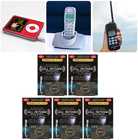 Налепници за сигнал за телефон JOPWKUIN, црна подобрена мултифункционална налепници за засилување на сигналот за сигнал за лифтови