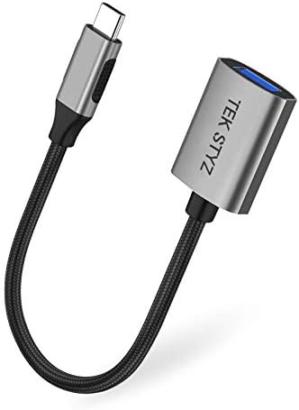 TEK Styz USB-C USB 3.0 адаптер компатибилен со Motorola Edge 20 OTG Type-C/PD машки USB 3.0 женски конвертор.