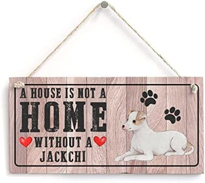 Loversубителите на кучиња Цитат знак Ших Цу куќа не е дом без куче смешно дрво кучиња знак за кучиња Меморијална плакета рустикална куќа знак