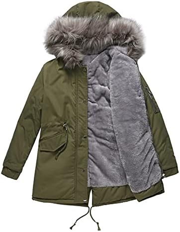 Кул училишен палто со долг ракав женски долга цврста удобност надворешна облека се вклопува со памук со џебни нови години