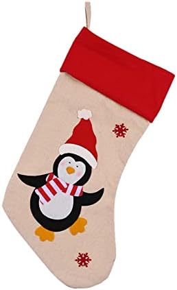 Големи чорапи со бонбони чорапи Божиќни украси Дома одмор Божиќни забави Декорации Декоративни низа за занаети