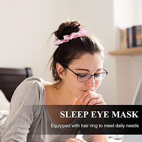 Извади свилена шамија сатенски пискави сатенски пилиња за спиење маски за очи свила преносни слепи занишани со двоен слој домашно око за деца,