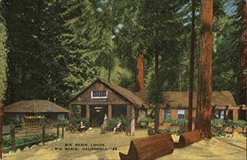 Голем басен ложа Голем слив, Калифорнија Калифорнија Оригинална античка разгледница