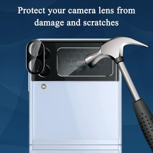 [2 сетови 6 пакувања] wyqltd за Samsung Galaxy Z Flip 4 заштитник на екранот, внатрешен флексибилен заштитник на екранот на