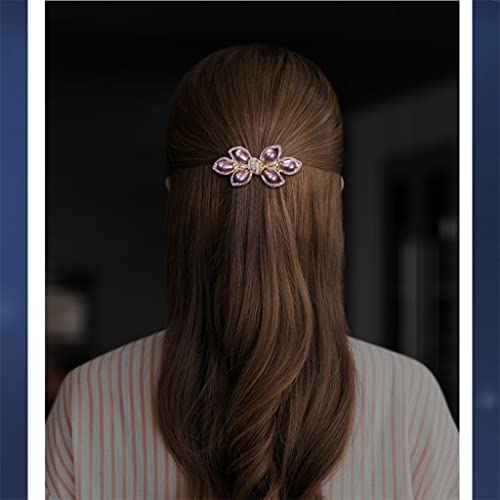 ХЈЗС Лак коса клип коса картичка глава женски задниот дел на главата клип легура пролет клип коса додатоци