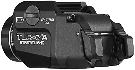 Streamlight 69424 TLR-7A Flex 500-лумен со низок профил со низок профил тактичка светлина, вклучува висок прекинувач монтиран на светлина