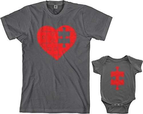 ThreadRock Heart & Misssing Piece Bodysuit и машка маица за појавување на маици