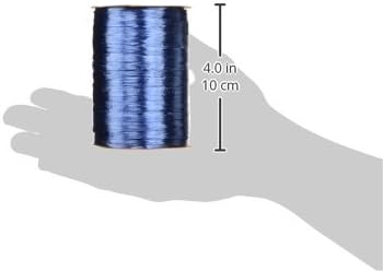 Бервик Офрај Кралската сина бисерна лента со рафија, ширина 1/4 ', 100 јарди