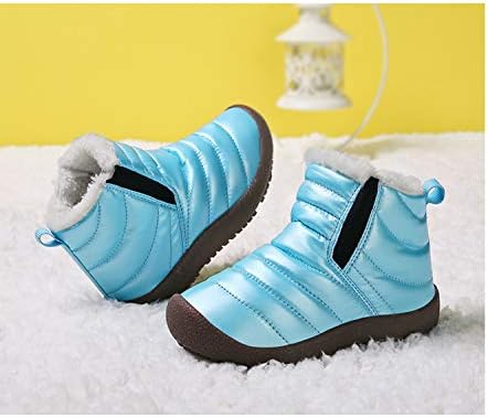 Момчиња Cawisky девојчиња снежни чизми зимски чевли водоотпорни на отворено отпорни на временски услови модни чевли