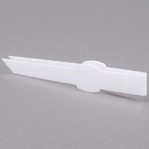 Поставки за финилин Пластични пинцети копчиња-5.5 | Бели | мали искушенија | Пакет од 20 прибор за сервирање