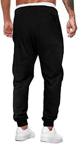 Mensивки со џемпери на Ренауин, лесни тенок фит, влечење на половината со џебови џогери за мажите тренинг, трчање, теретана