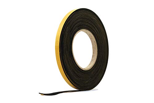 Неопрена гума само лепила лента: 1 широк x 1/16 дебела x 33 стапки долга