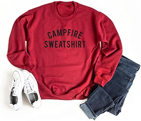 Едноставно, маичка за кампување на пазарот на мудрец - графичка џемпер во повеќе бои - Унисекс џемпери - Дизајни за кампување
