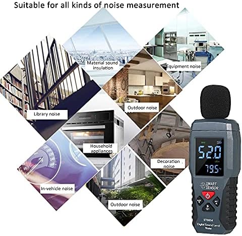 LDCHNH MINI DIGITAL SOUND MERET MERETE LCD МЕРКИ 30-130dB мерна мерка на инструменти за мерење на бучава