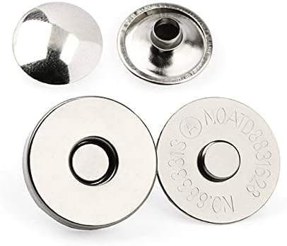 Mahavimoksa 100sets 14 mm магнетно копче прилепува двојно затворачи на забивање на копчето за клипче за занаетчиство за занаетчиска