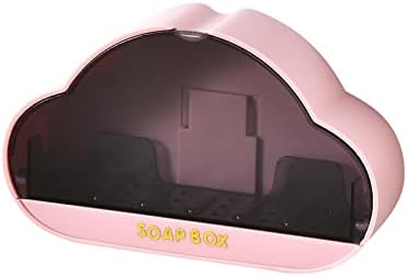 Blirot Cloud Soup Box не-удирачки сапун кутија wallид што виси со лесна светлина луксузна мида за милијарда сапун сапун