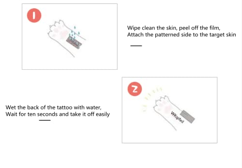 5 листови половина рака водоотпорен тетоважа налепници црна и бела скица цвет божица лузна тетоважа