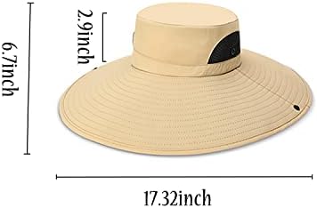 Kroxmind Широк капаче за капаци за сонце со УВ заштита водоотпорна капа за дишење за дишење за риболов кампување за кампување сафари