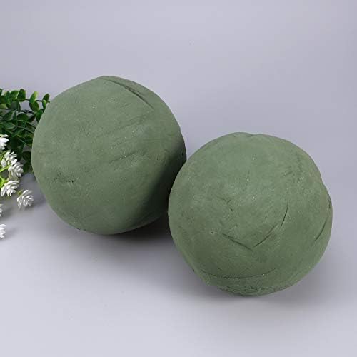 Supvox 2 парчиња влажна цветна пена сфера цветна пена топки за градинарска свадба декорација