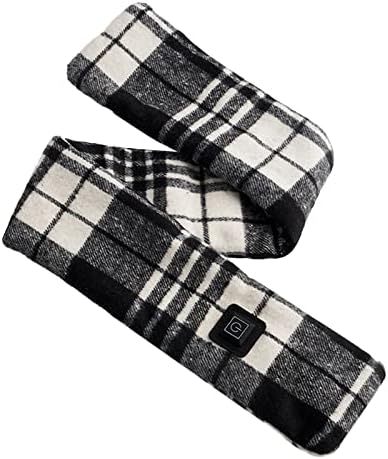 Божиќна електрична загреана шамија USB напојувана зимска марама шал шалци за полнење шал со подлога за греење на вратот