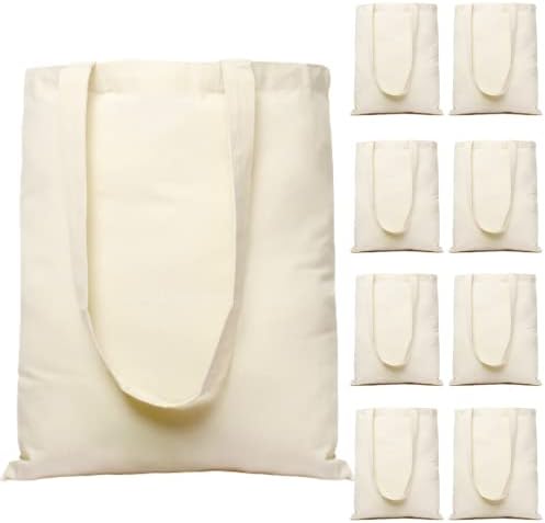 Гринмил платно торбички торби рефус 15 пакувања - 15x16,5 инчи - 6 мл - големи обични платно торбички торби премија економски празно