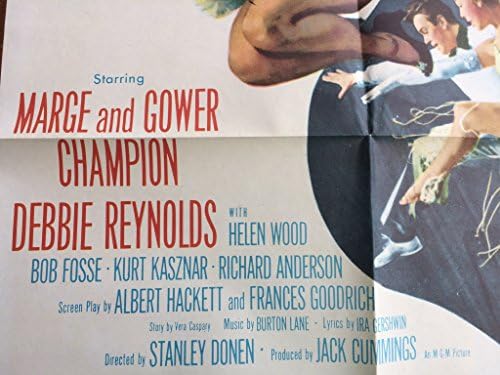 Дајте на една девојка пауза, филмски постер 1953 година, лоши девојки, Деби Рејнолдс, 20х41 “