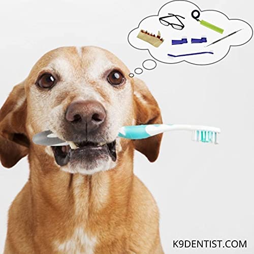 К9 Стоматолог Комплетен Комплет За Чистење Заби За Кучиња - Вклучува Четка За Заби За Кучиња X3, Паста За Заби Со Вкус На Говедско