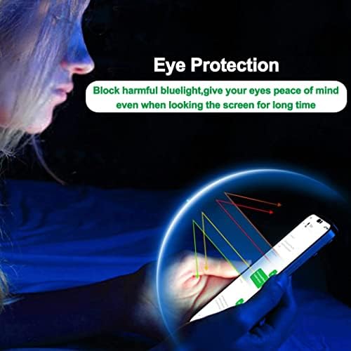 Вестилукс Компатибилен со iPhone 14 Pro заштитник на екранот за Приватност 3 пакување калено стакло анти Сина светлина заштита На очите Анти-Шпион