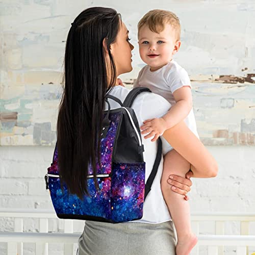 Галакси Ѕвезденото Небо Торби За Торби За Пелени Ранец За Мумии Торба За Пелени Со Голем Капацитет За Нега На Бебиња