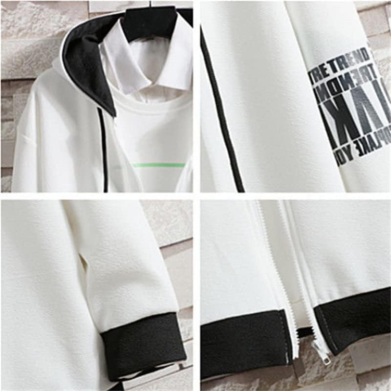 Машки случајни печатени јакни за џогирање костуми дуксери и панталони со две парчиња сетови за облека за лице