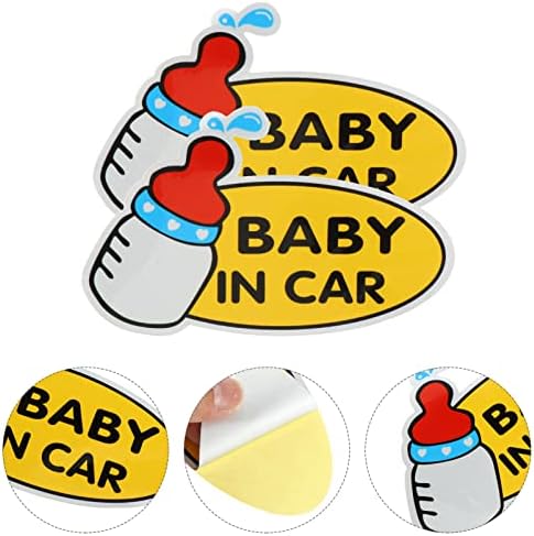 Налепници За Автомобилски Прозорци Налепници За Автомобилски Прозорци 3 парчиња Бебе Во Налепница Знаци За Безбедност На Бебиња Налепница За Предупредување