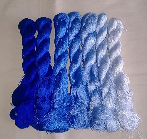 Selcraft 7 SkeinSnatural Mulberry Silk Threadery Threads Flass 40m на Skein 10 40m на Skein Model 4231