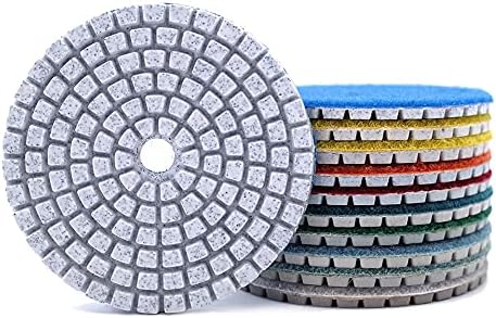 1 парчиња 3 /4 Влажна/суво рампа за полирање на дијаманти Флексибилни дискови за мелење за полирање на гранитни мермерни камени бетони ZJ10